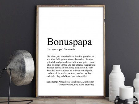 2x Definition "Bonuspapa" Poster - 2