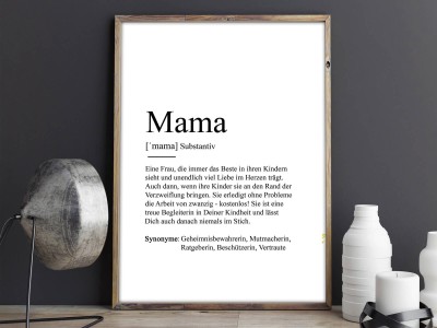 2x Definition "Mama" Poster - 2