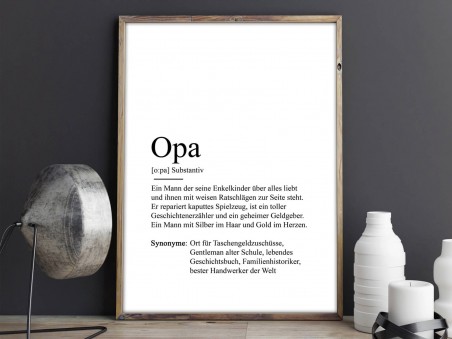 2x Definition "Opa" Poster - 2