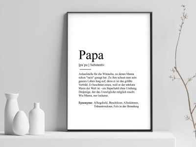 2x Definition "Papa" Poster - 1