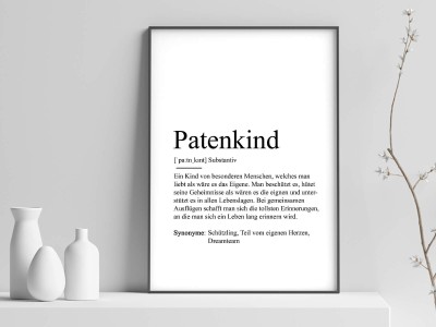 2x Definition "Patenkind" Poster - 1