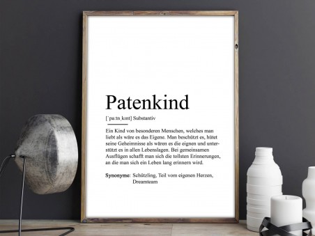 2x Definition "Patenkind" Poster - 2