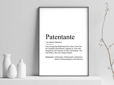 2x Definition "Patentante" Poster - 1