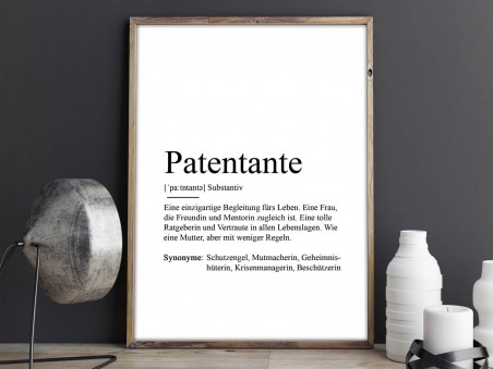 2x Definition "Patentante" Poster - 2