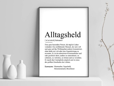 2x Definition "Alltagsheld" Poster - 1