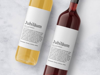 10x Flaschenbanderole "Jubiläum" Definition - 2
