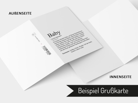 10x Definition "Baby" Grußkarte - 3
