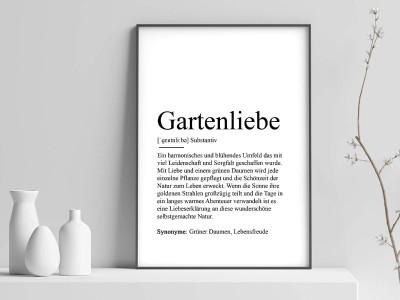 2x Definition "Gartenliebe" Poster - 1