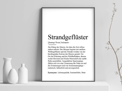 2x Definition "Strandgeflüster" Poster - 1